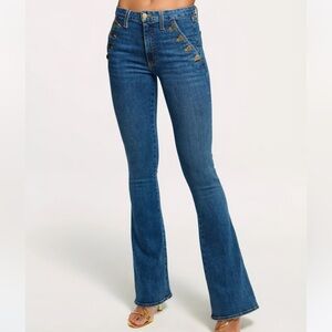 NWT $255 Ramy Brooks Helena Jeans Size: 24 Medium Wash